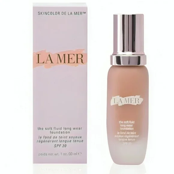 La Mer Soft Fluid Long Wear Foundation SPF 20 1oz Luxury Makeup New in Box - Picture 2 of 4